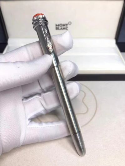 MONTBLANC Inheritance Series Spirit Snake Metal Signature Pen, Precious Bead Pen, Neutral Pen, Pen, Water Pen